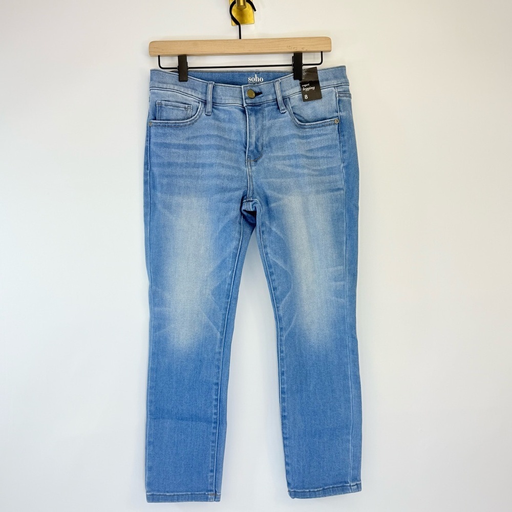 NWT New York & Company Women’s Soho Capri Legging Jeans Size 8 Style 6203